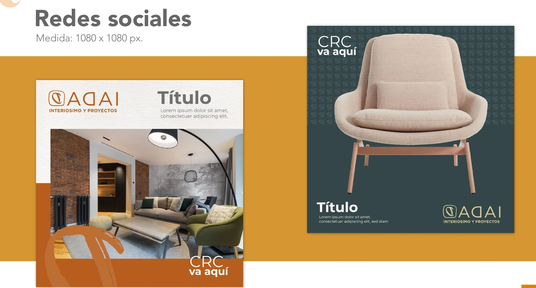 ADAI: Plantillas para redes