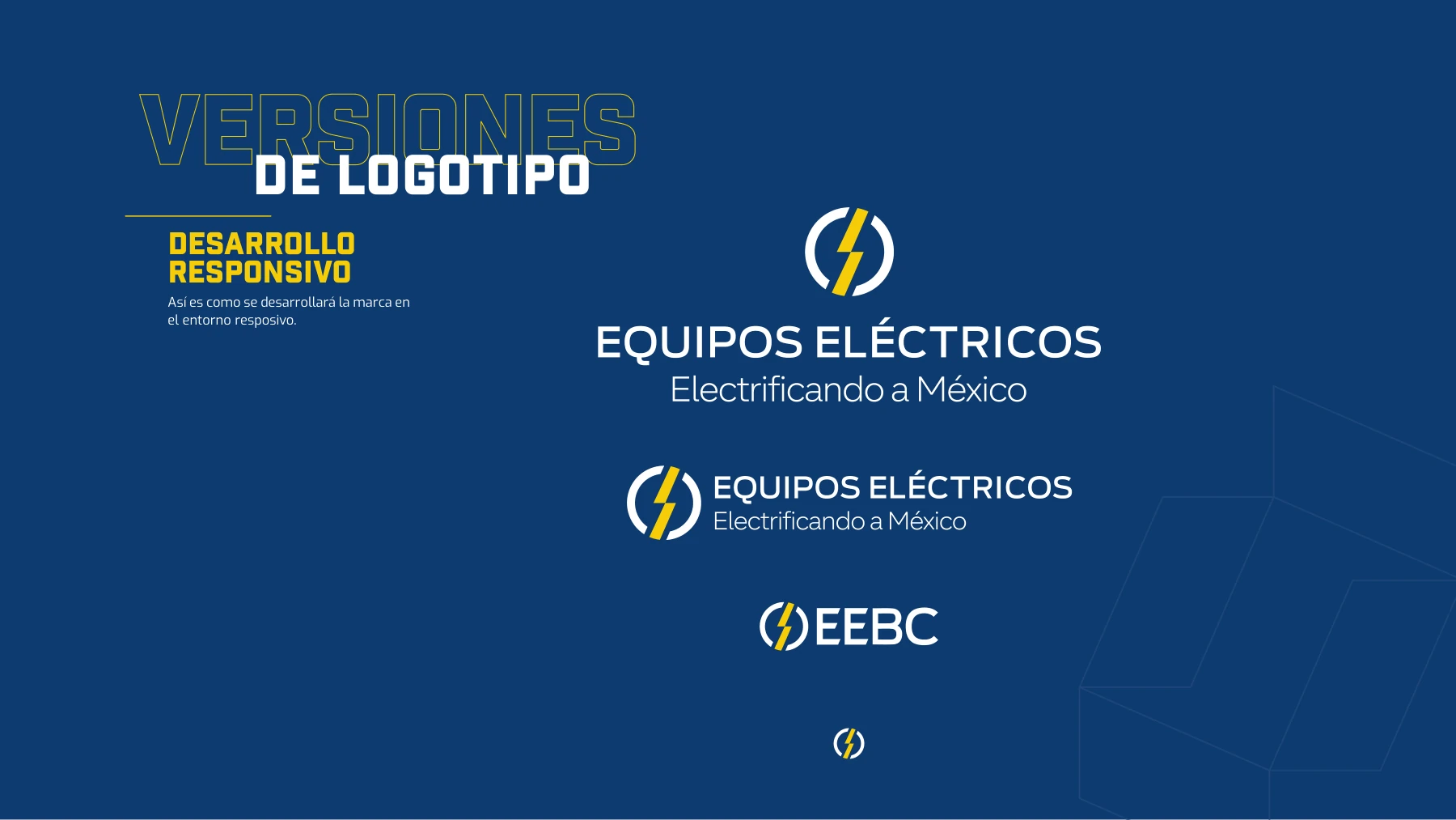 Equipos Eléctricos: Sistema de identidad adaptable