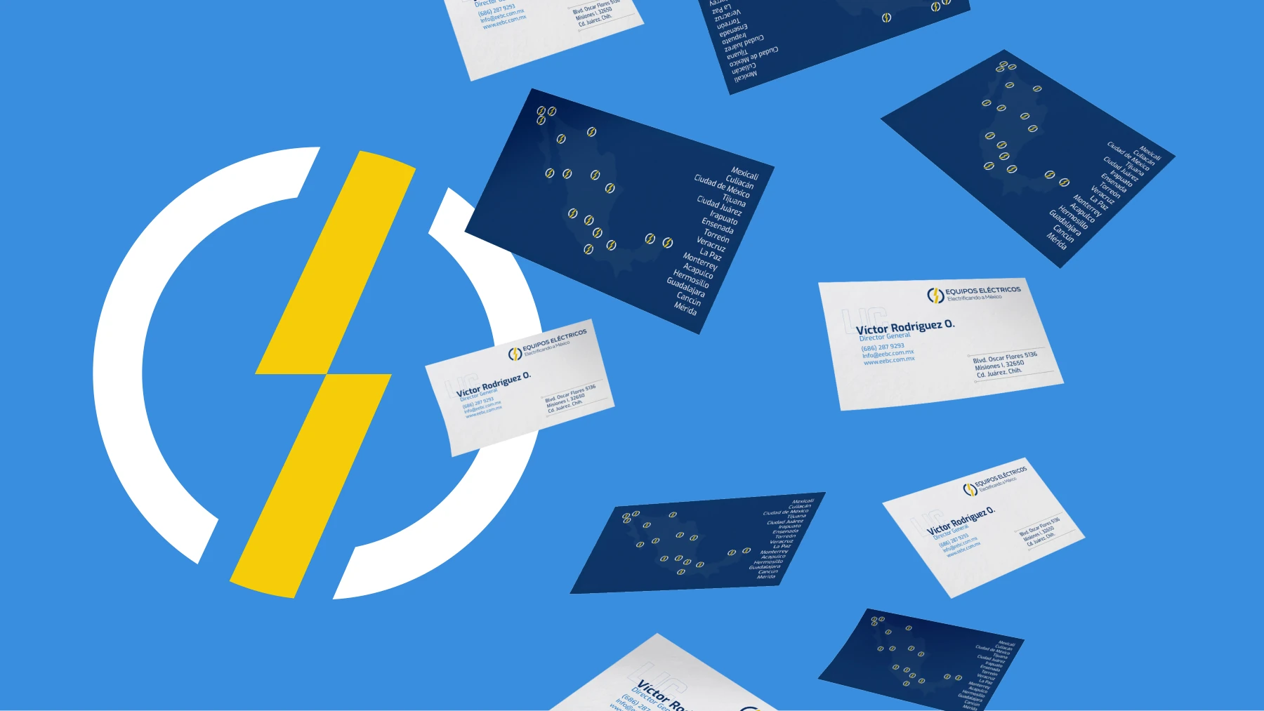 Equipos Eléctricos: Tarjetas de presentación