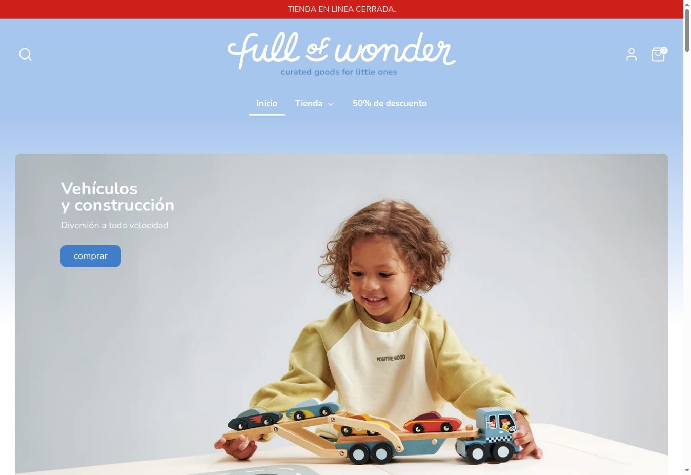 Full of Wonder: Sitio web