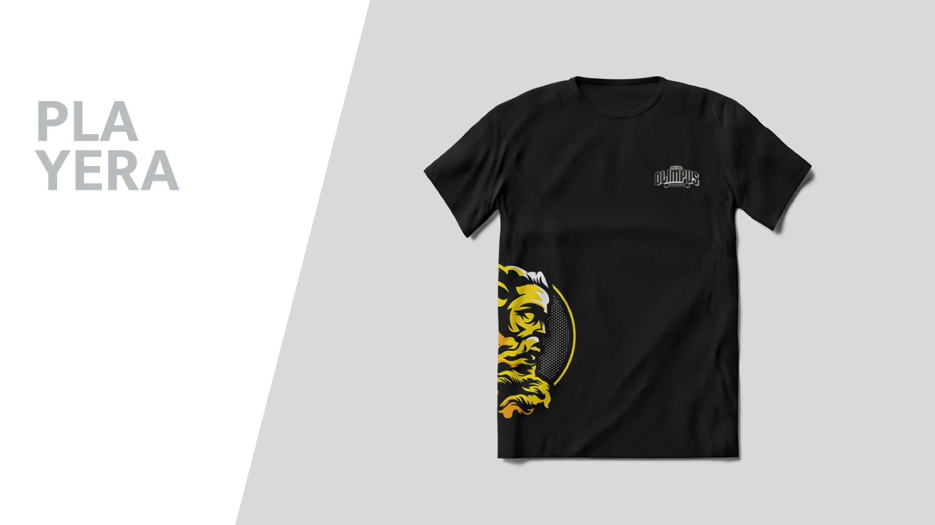 Olimpus: Aplicación en playera